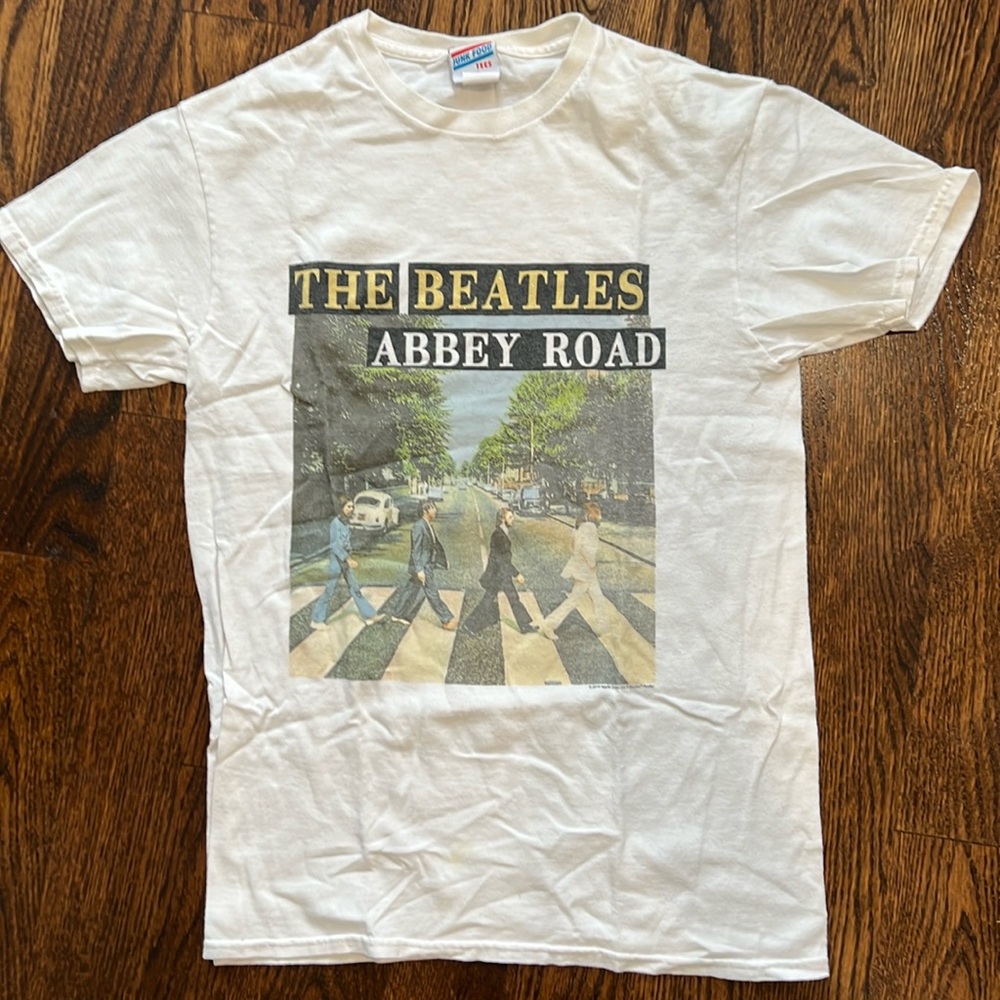 Junk Food Beatles Abbey Road Tee